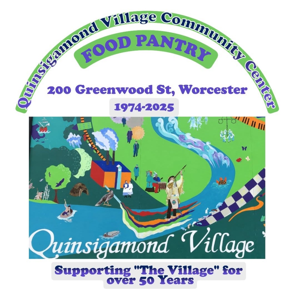 Quinsigamond Village 50th Anniversary Heritage Mural (1974–2025)